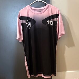 Pink and Black Men's Jersey